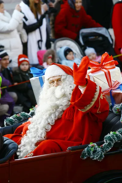 Різдво вулиці відкриття в Гельсінкі Ліцензійні Стокові Зображення