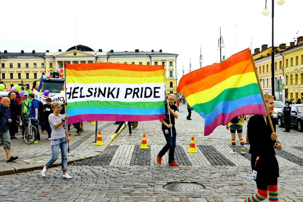 stock image Helsinki Pride gay parade