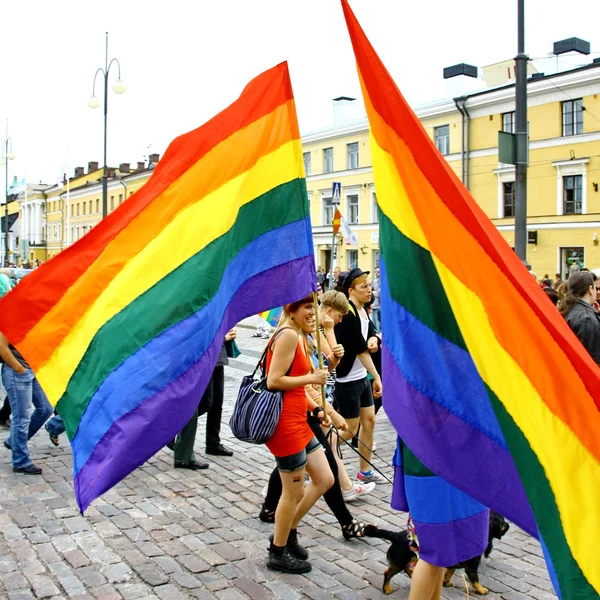 Helsinki meleg büszkeség — Stock Fotó