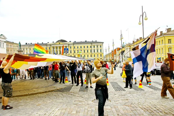 stock image Helsinki Pride gay parade