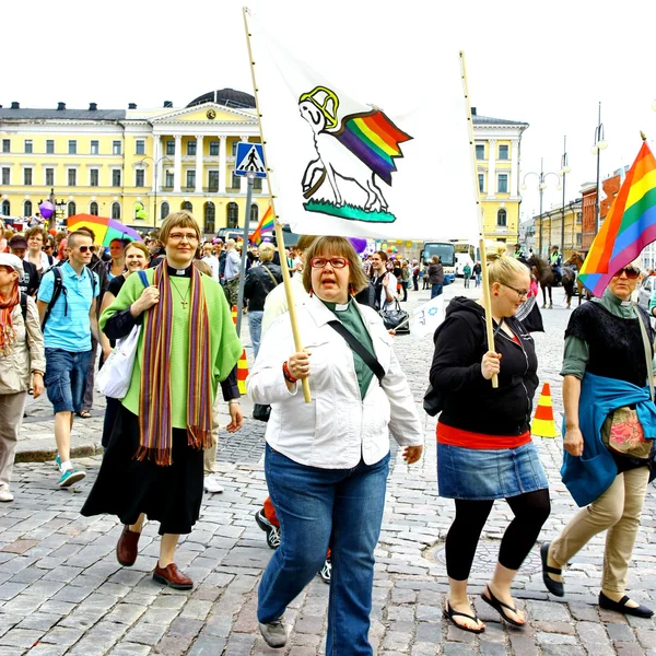 Helsinki Pride gay parade — Stock Photo, Image