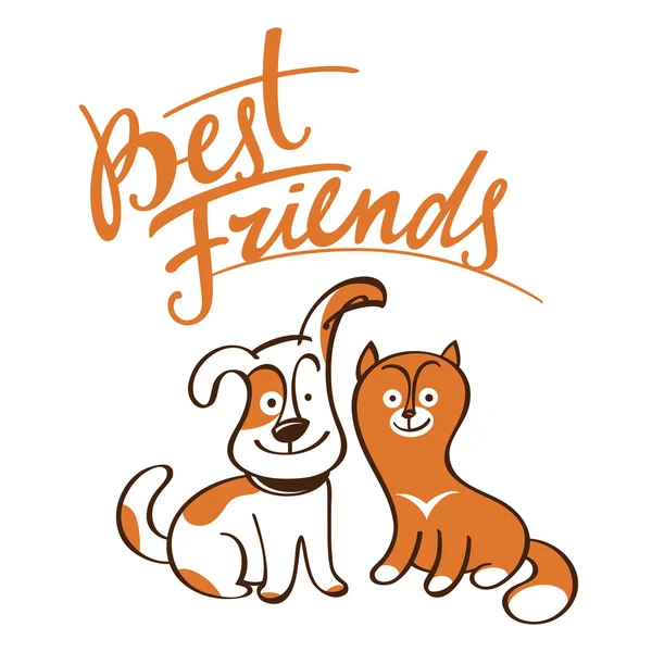 Καλύτεροι φίλοι — Διανυσματικό Αρχείο