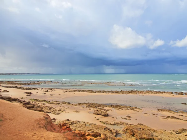 Bouře na pobřeží Španělska, aandalusia, — Stock fotografie
