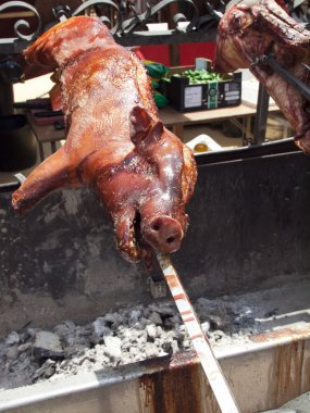 Açık Restoran ızgara domuz eti