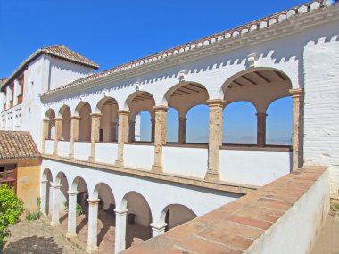La Alhambra de Granada: Santa Maria church clipart