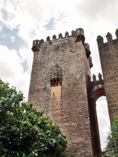 Detail of castle of Almodovar del Rio, Cordoba, Spain — Stock Photo, Image