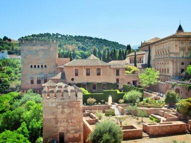 The Alhambra Alhambra in Granada, Andalucia, Spain clipart