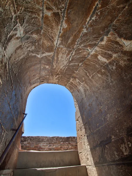 Λεπτομέρεια από το φρούριο alcazaba, η Αλάμπρα στη Γρανάδα, Ανδαλουσία — Φωτογραφία Αρχείου