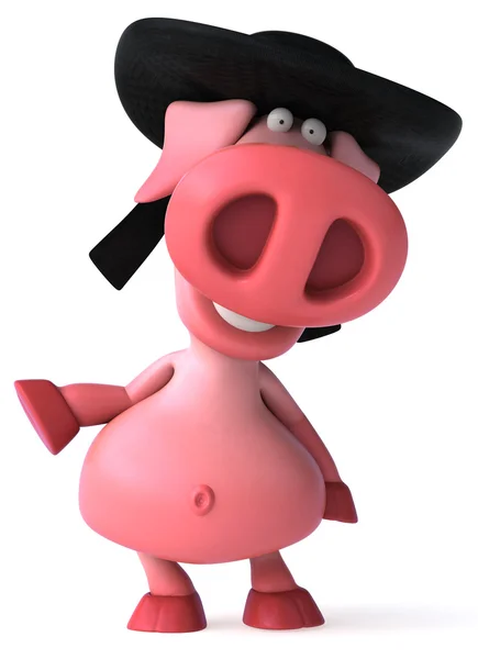 Mutlu domuz illüstrasyon — Stok fotoğraf