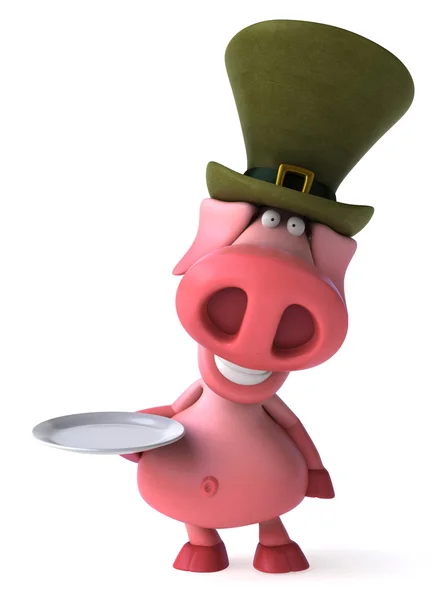 Happy Pig 3d — стоковое фото