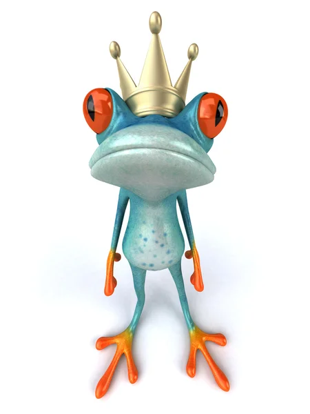 Zábava princ žabák — Stock fotografie