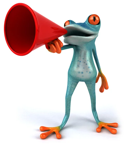 青蛙扬声器 — 图库照片