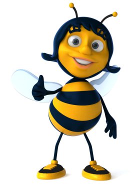 Funny bee clipart