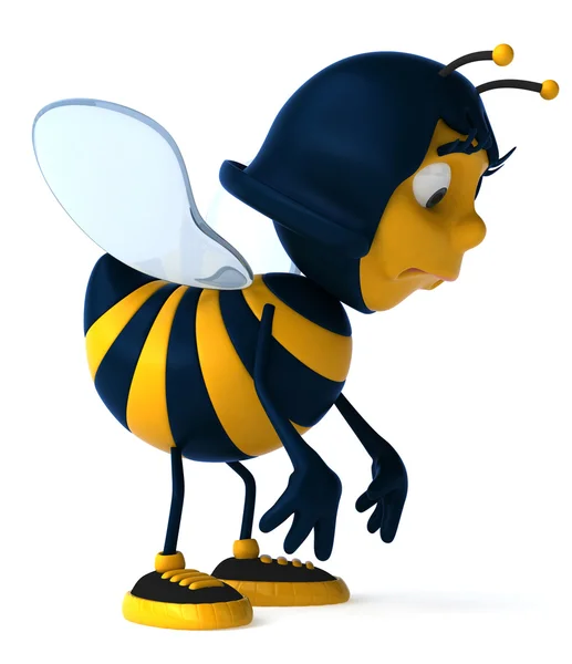 Смешная пчела — стоковое фото