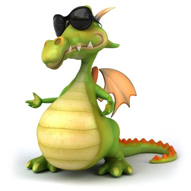 Dragon 3d illustration clipart