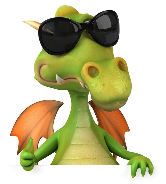 Dragon 3D Illustration — Stockfoto
