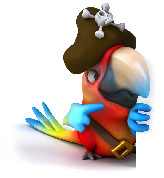 Papuga - pirat — Zdjęcie stockowe