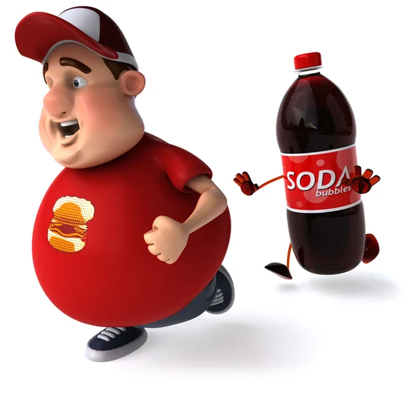 Obézní osoba — Stock fotografie
