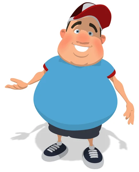太り過ぎの人 — ストック写真