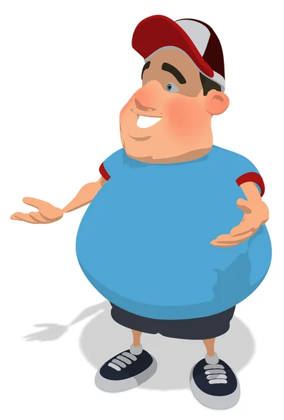 Obézní osoba — Stock fotografie