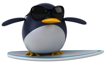 Fun penguin clipart