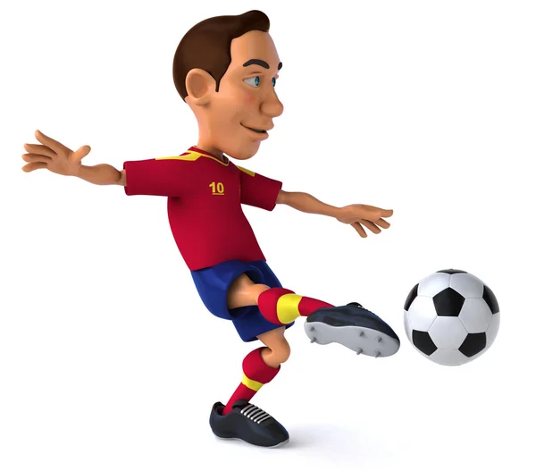 Španělský fotbalista — Stock fotografie