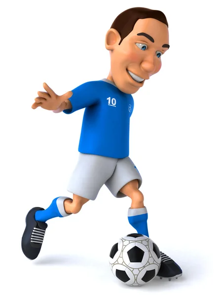 Italian football player — Stock Photo, Image