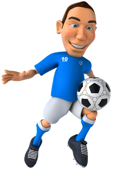 Italian football player — Stock Photo, Image