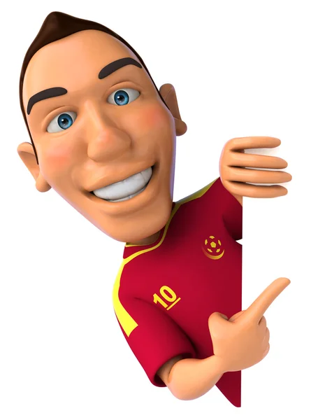スペインのサッカー選手 — ストック写真