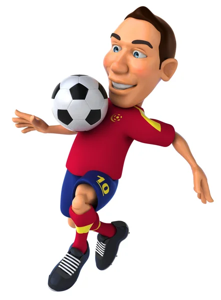 Futebolista espanhol — Fotografia de Stock