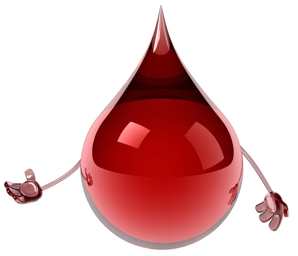 Drop of blood — Stock Photo, Image