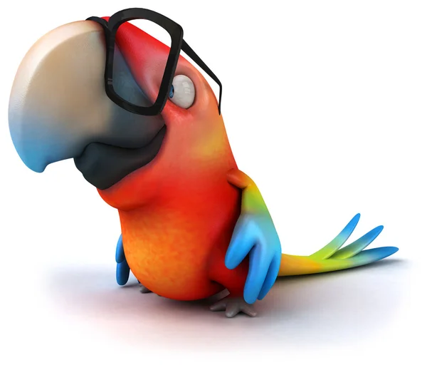 Fun parrot — Stock Photo, Image