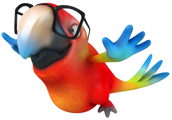 Zabawa papuga — Zdjęcie stockowe