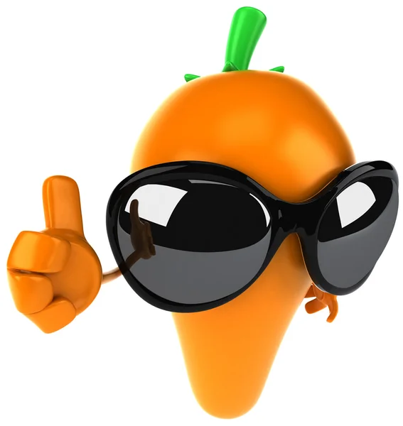 Fun carrot — Stock Photo, Image
