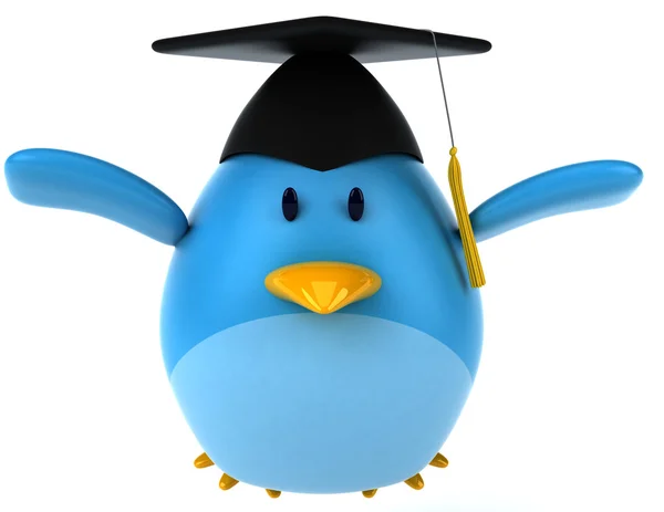 Graduación de pájaro azul — Foto de Stock