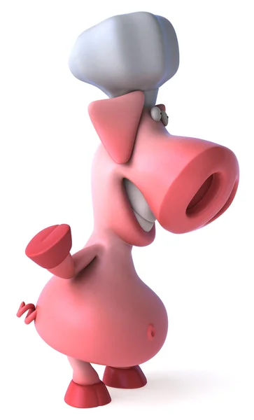 シェフの豚 — ストック写真