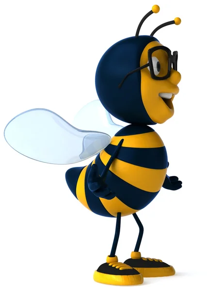 Bee with glasses — Stock Photo, Image