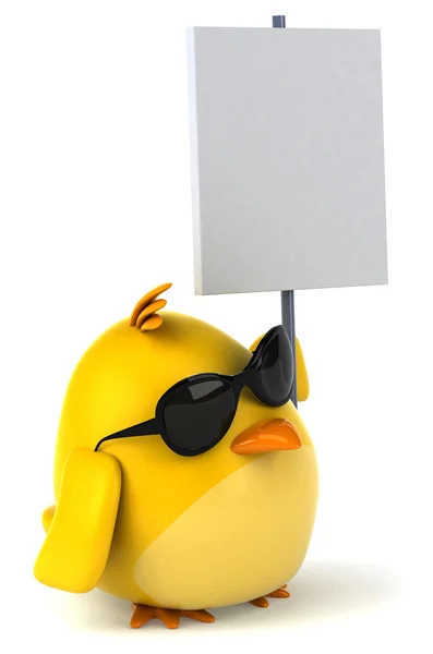 Gele vogel — Stockfoto