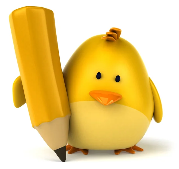 Žlutý pták — Stock fotografie