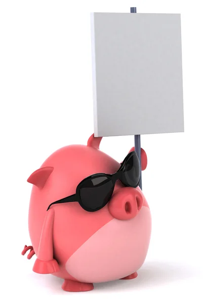 Cerdo y gafas de sol —  Fotos de Stock