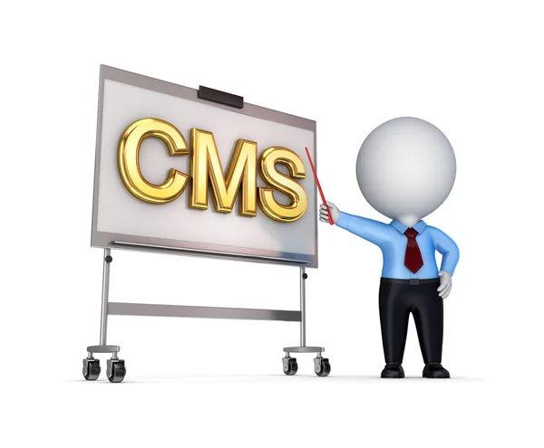 CMS koncept. — Stock fotografie