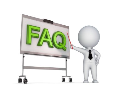 FAQ concept. clipart