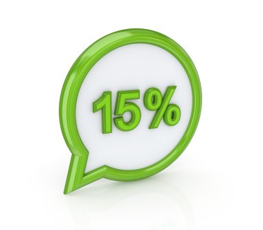 50% icon. clipart