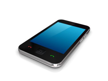 Modern cep telefonları dokunmatik ekran.
