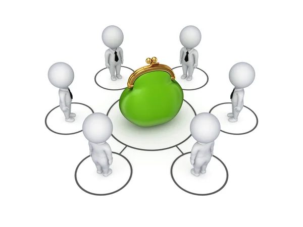 Concept de réseau d'entreprises . — Photo