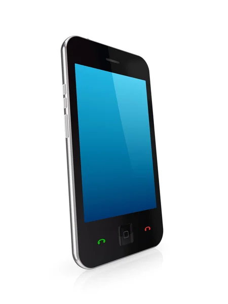 Modern mobile phone with touchscreen. — Stock Photo, Image