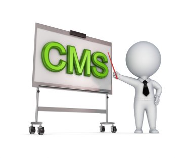 CMS concept. clipart