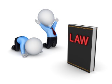 Law concept. clipart