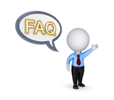 FAQ concept. clipart