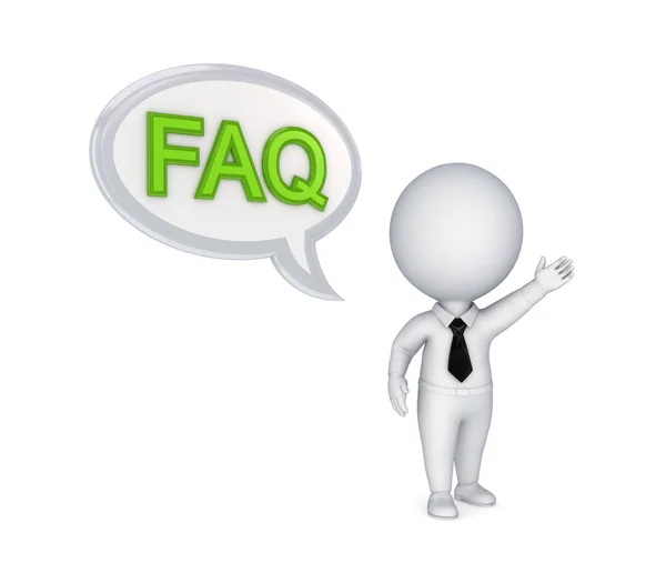 Conceito FAQ . — Fotografia de Stock
